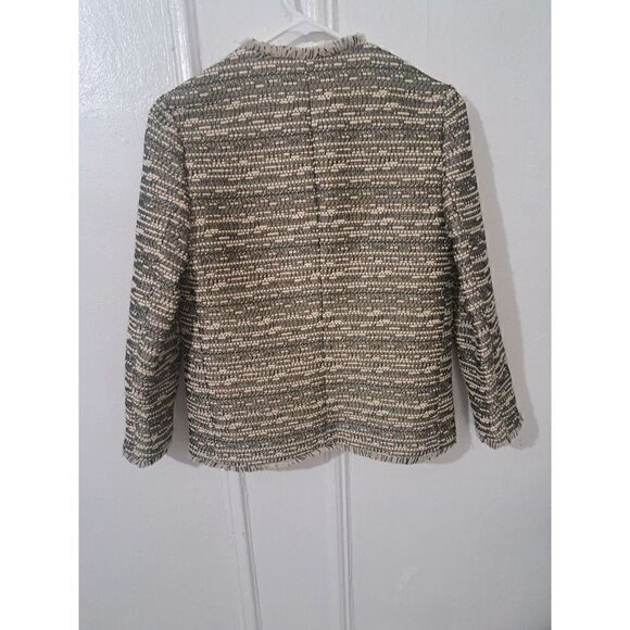 Vanessa Bruno Womens Xsmall Fancy Blazer Jacket Wool Beige Gold 34 - Picture 3 of 6